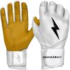 Bruce Bolt Long Cuff Premium Pro Adult Batting Gloves - Image 2