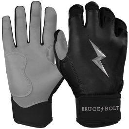 Bruce Bolt Short Cuff Chrome Series Youth Batting Gloves