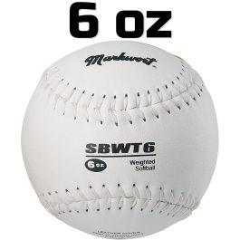 6 oz Weighted Softball 12 Inch